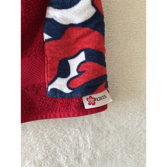 Kiki’s Nation Towel Board Shorts Size S/M Red Blue Beach Pool Vacation - Picture 3 of 6